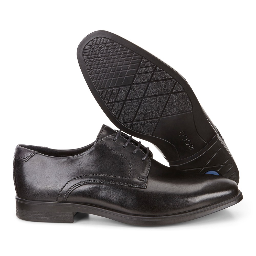 Zapatos De Vestir Hombre - ECCO Melbourne Tie - Negros - DJC981270